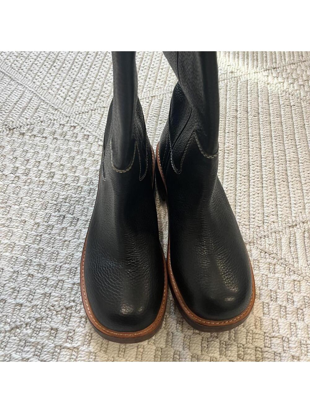 Free People Blaze Pull On Boot in Victorian Black - Picture 6 of 7